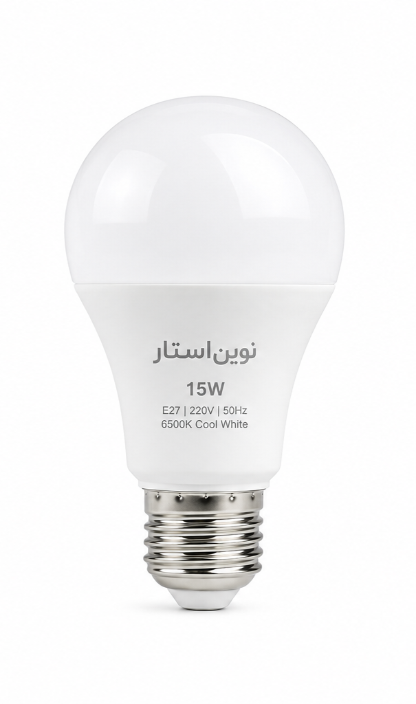 لامپ LED حبابی ۱۵ وات نوین استار